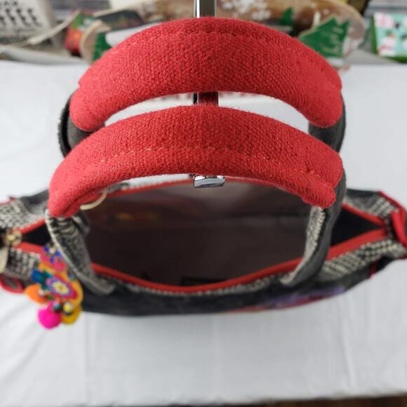 Laurel Burch Brights Mara Cat Medium Tote w/side pockets - Picture 5 of 16